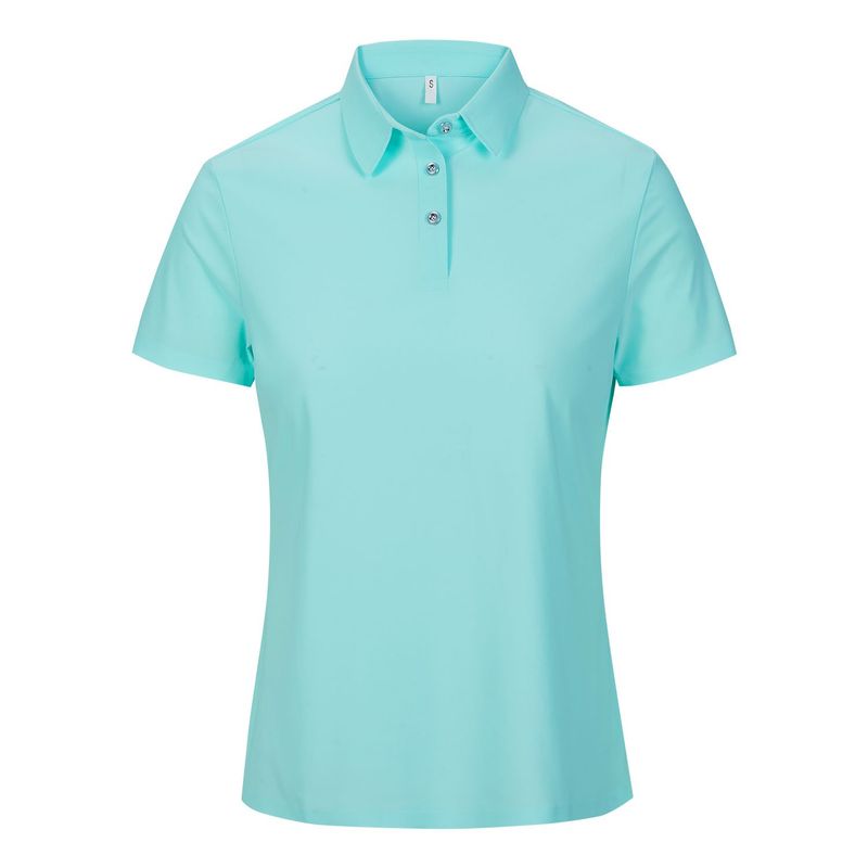 ANDESLAND OUTDOOR APPAREL - Polera Dry Fit Ultra Manga Corta Ruppell Turquesa Mujer