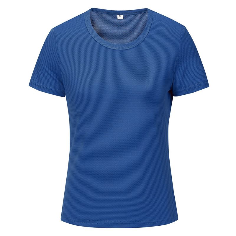 ANDESLAND OUTDOOR APPAREL - Polera Dry Fit Microperforado Manga Corta Sechurano Azulino Mujer