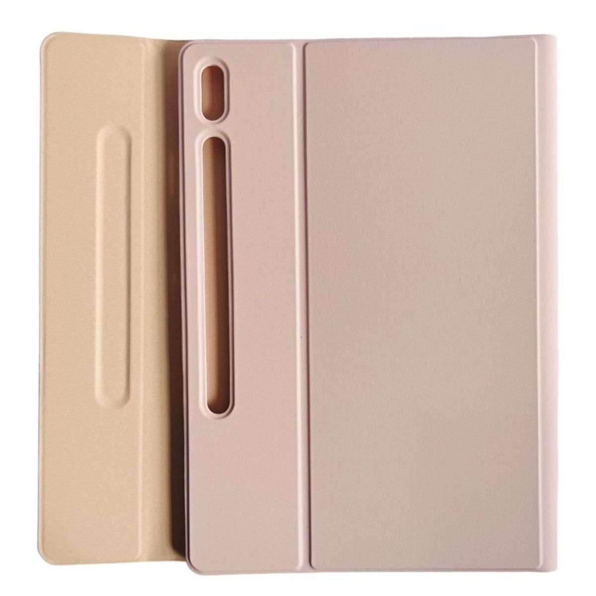 GENERICO - Funda + Teclado Rosado Para Samsung S8 Plus 12.4 Con Ranura