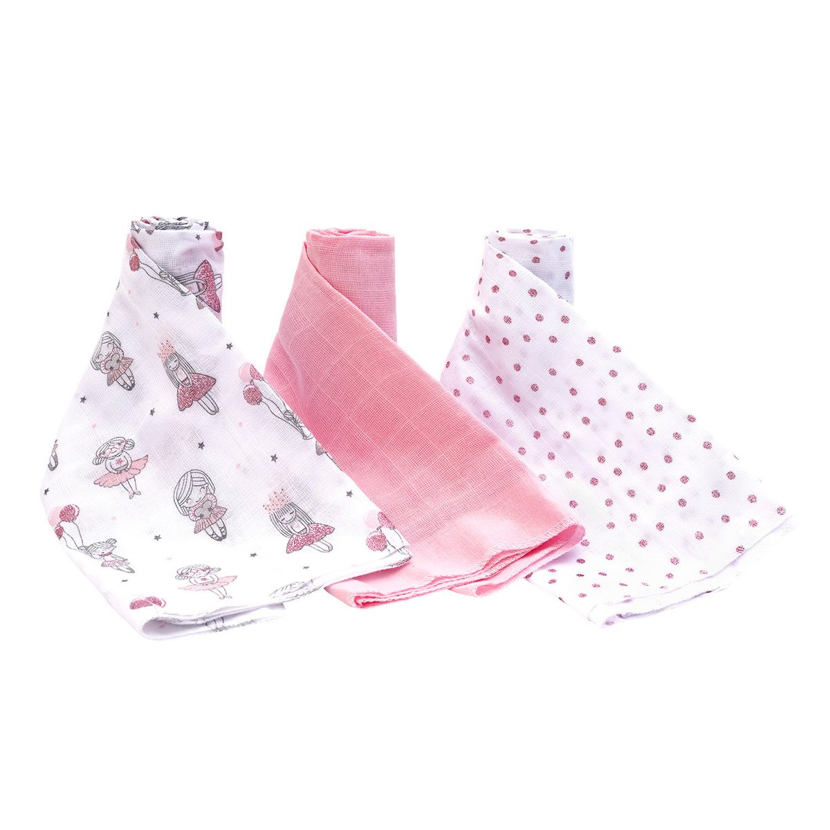 BAMBINO - Set 3 Pañales Tuto Rosado Niñas