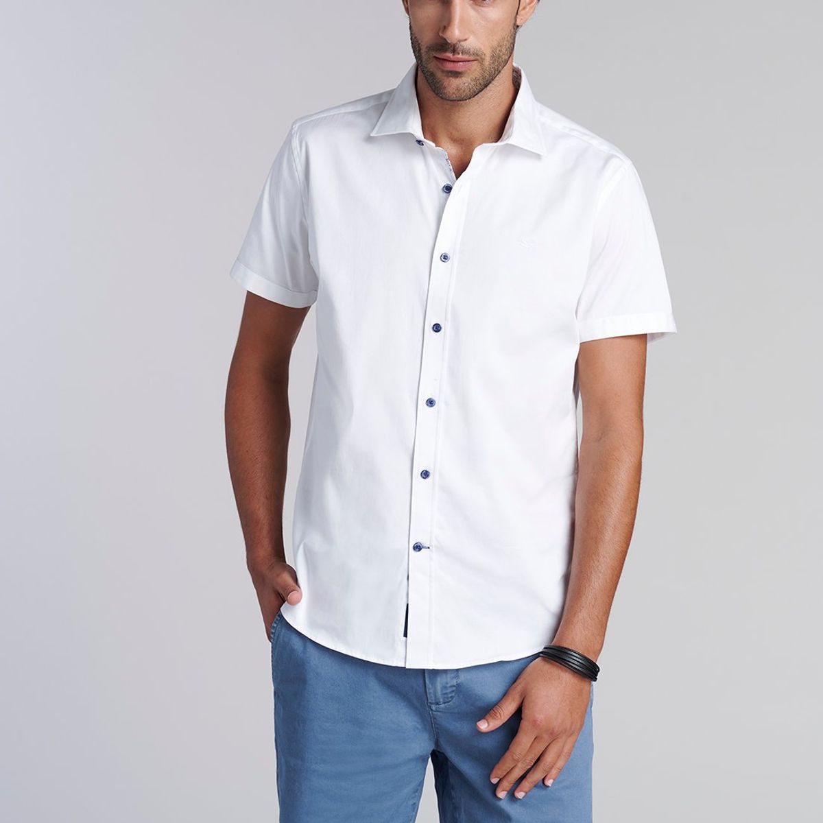 FEROUCH - Camisa Austin F Blanco Ferouch