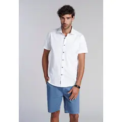 FEROUCH - Camisa Austin F Blanco