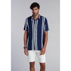 FEROUCH - Camisa Indiana F Azul