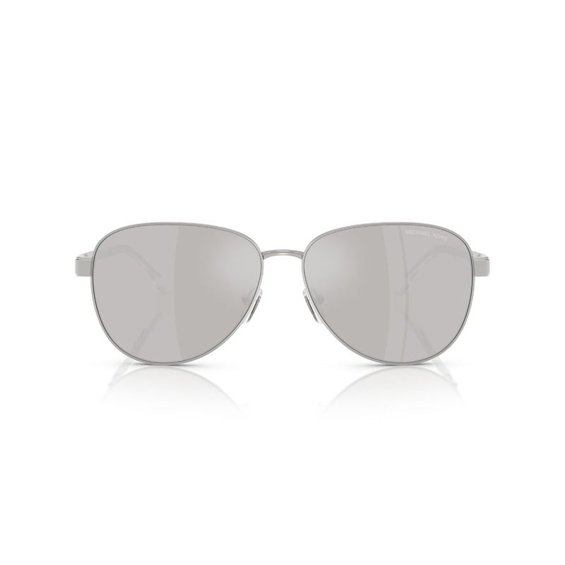 MICHAEL KORS - Lentes de Sol Biarritz Plateado Espejados Michael Kors
