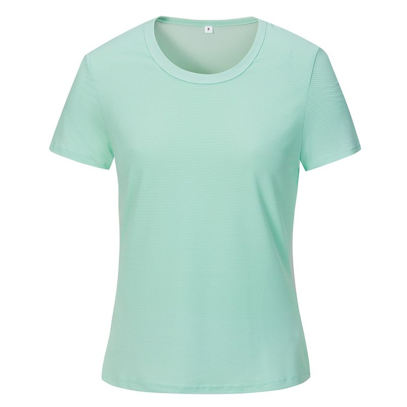 ANDESLAND OUTDOOR APPAREL - Polera DryFit Manga Corta Microperforada Deportiva  Turquesa Mujer