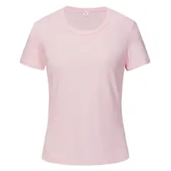 ANDESLAND OUTDOOR APPAREL - Polera Dry Fit Microperforado Manga Corta Sechurano Palo Rosa Mujer_.