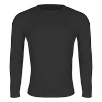 Polera Dry Fit Microperforado I Capa Sechurano Negro Hombre