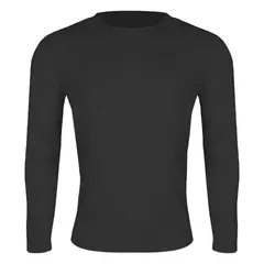 ANDESLAND OUTDOOR APPAREL - Polera Dry Fit Microperforado I Capa Sechurano Negro Hombre