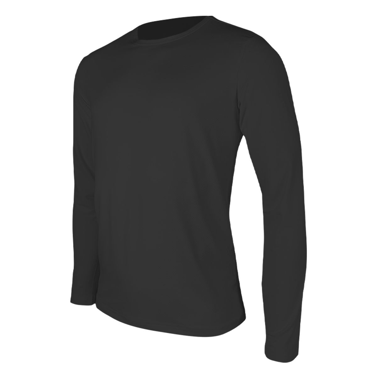 ANDESLAND OUTDOOR APPAREL - Polera Dry Fit Microperforado I Capa Sechurano Negro Hombre