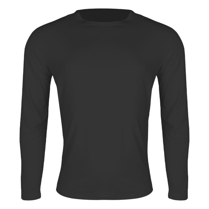 ANDESLAND OUTDOOR APPAREL - Polera Dry Fit Microperforado I Capa Sechurano Negro Hombre