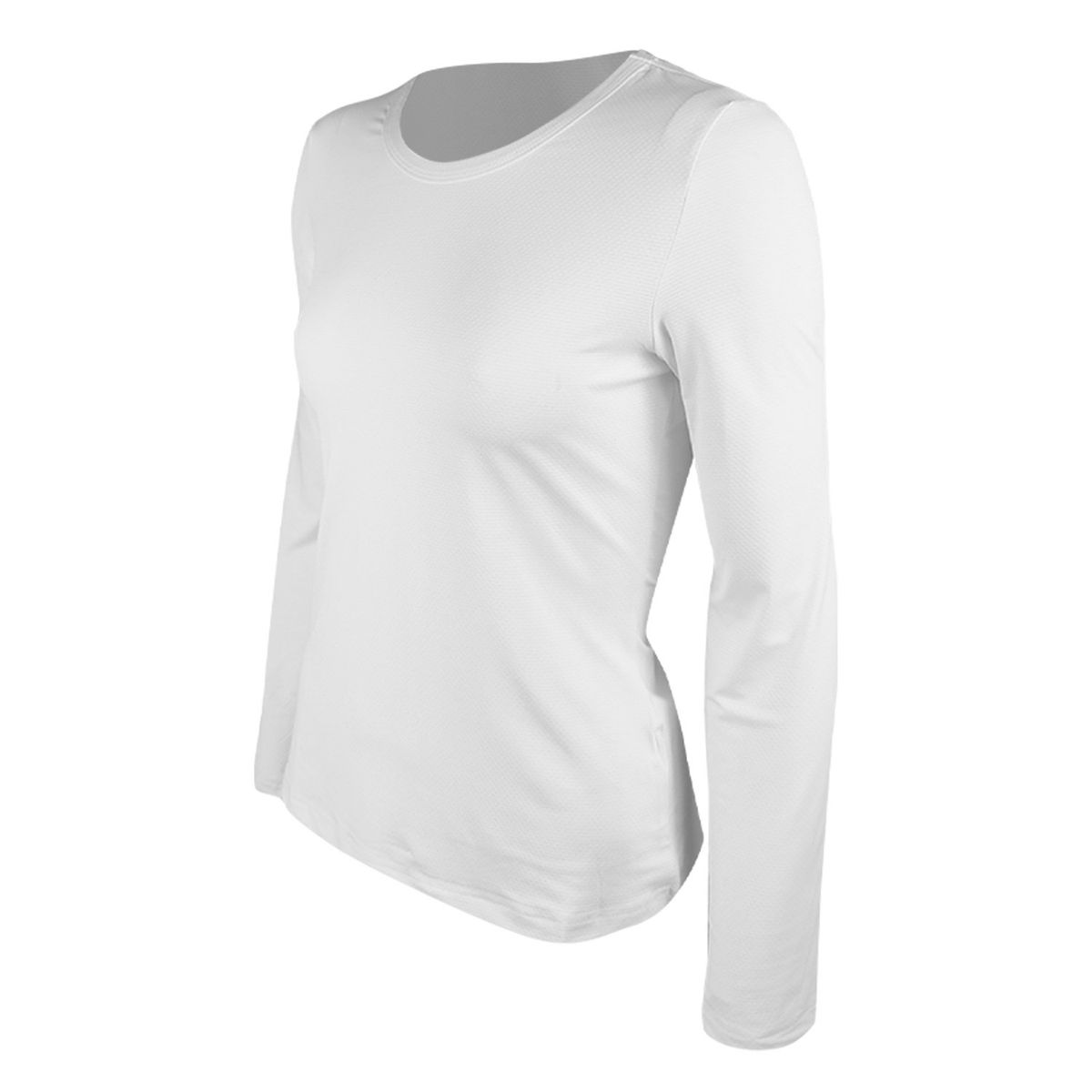 ANDESLAND OUTDOOR APPAREL - Polera Dry Fit Microperforado I Capa Sechurano Blanco Mujer