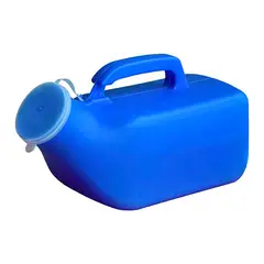 GENERICO - Pato Urinario Masculino Cuello Corto Con Tapa Portátil
