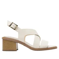 FLEXI - Sandalia Mujer Itacare 128404 Blanco Algodón