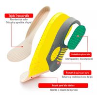 Plantillas Ortopédicas Premium Fascitis Plantar Talla 41-46