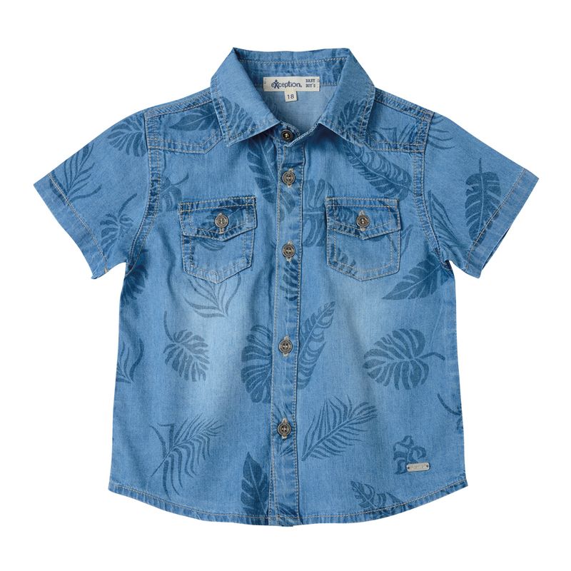 EXCEPTION - Camisa Mezclilla Bebé Niño Exception