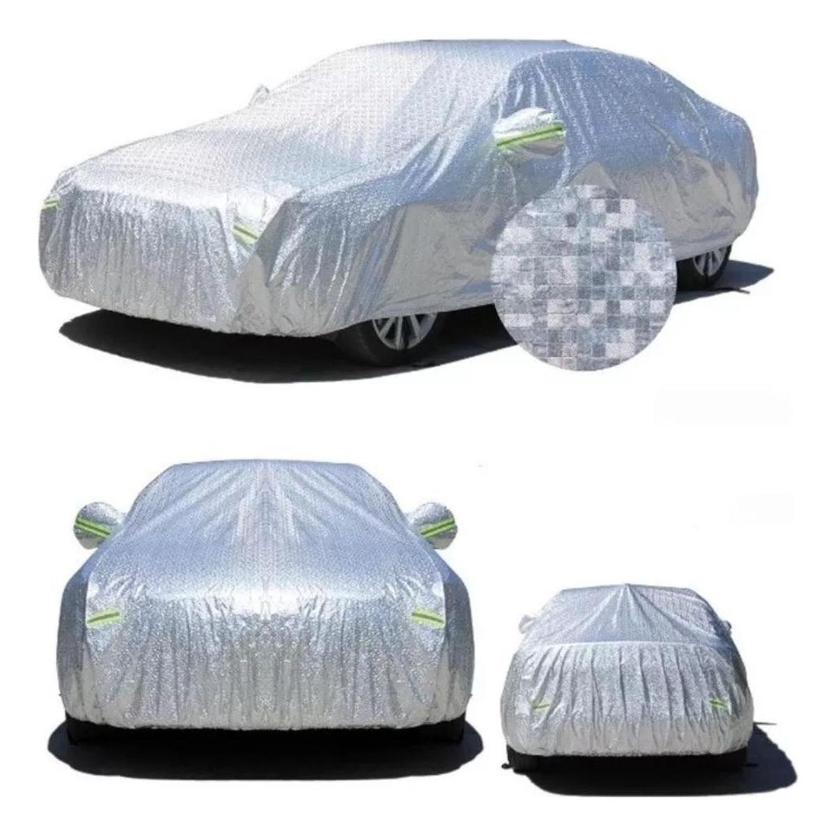 IMPORTCLICK - Funda Carpa Cubre Automóvil Impermeable UV Vinilo + Algodón IMPORTCLICK