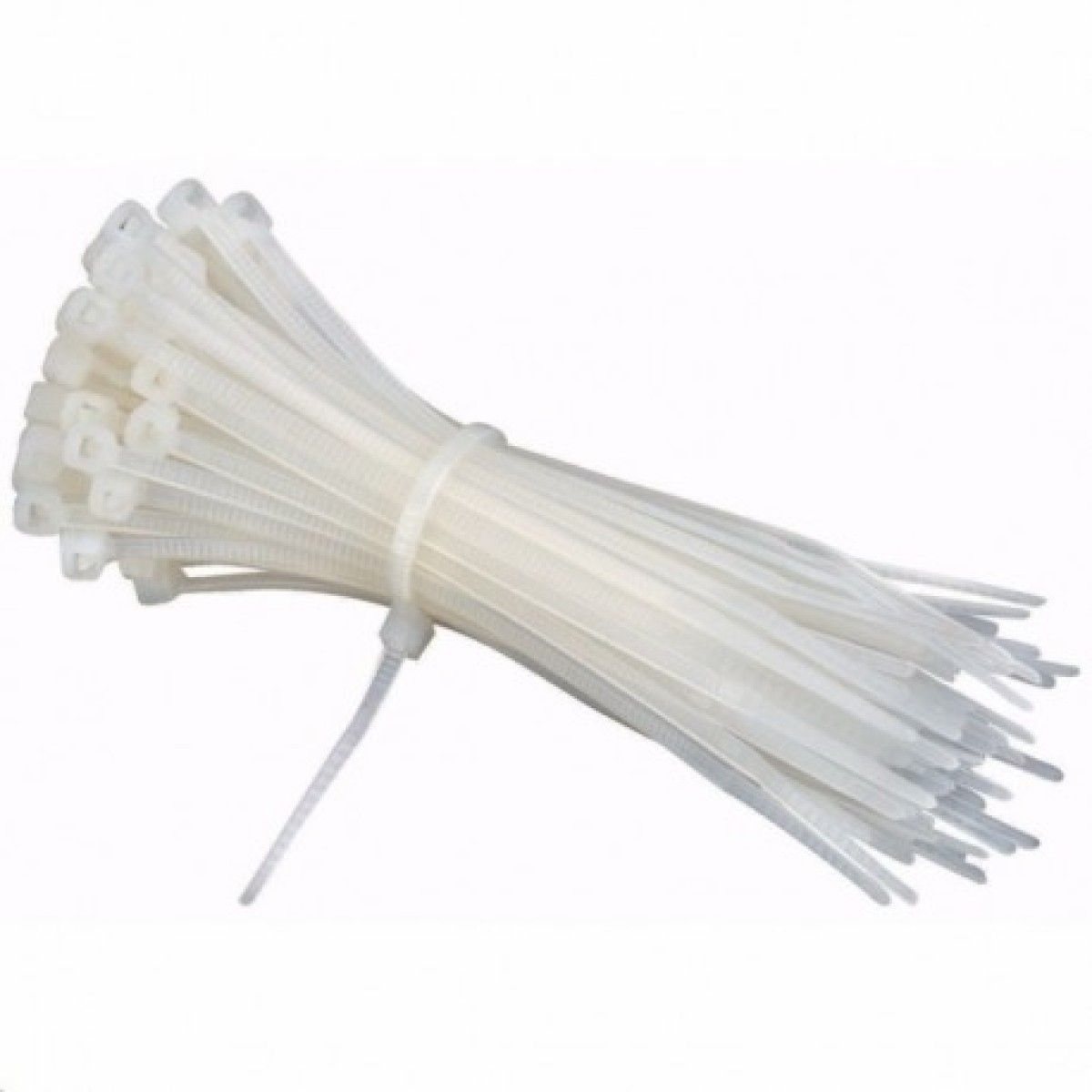 GENERICO - AMARRAS PLASTICAS BLANCAS 20CM PACK 100 UN