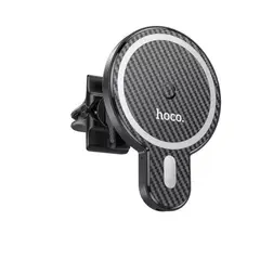HOCO - Soporte Celular con carga Magnetica Negro