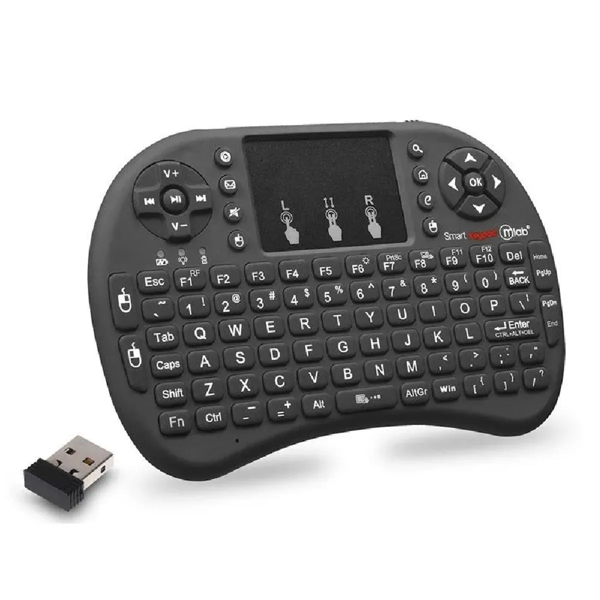 MLAB - Teclado Touchpad Inalambrico Smart Tv Mlab