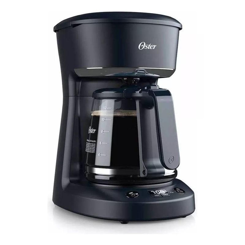 OSTER - Cafetera Oster® De 12 Tazas Negra Con Auto Apaga Color Negro