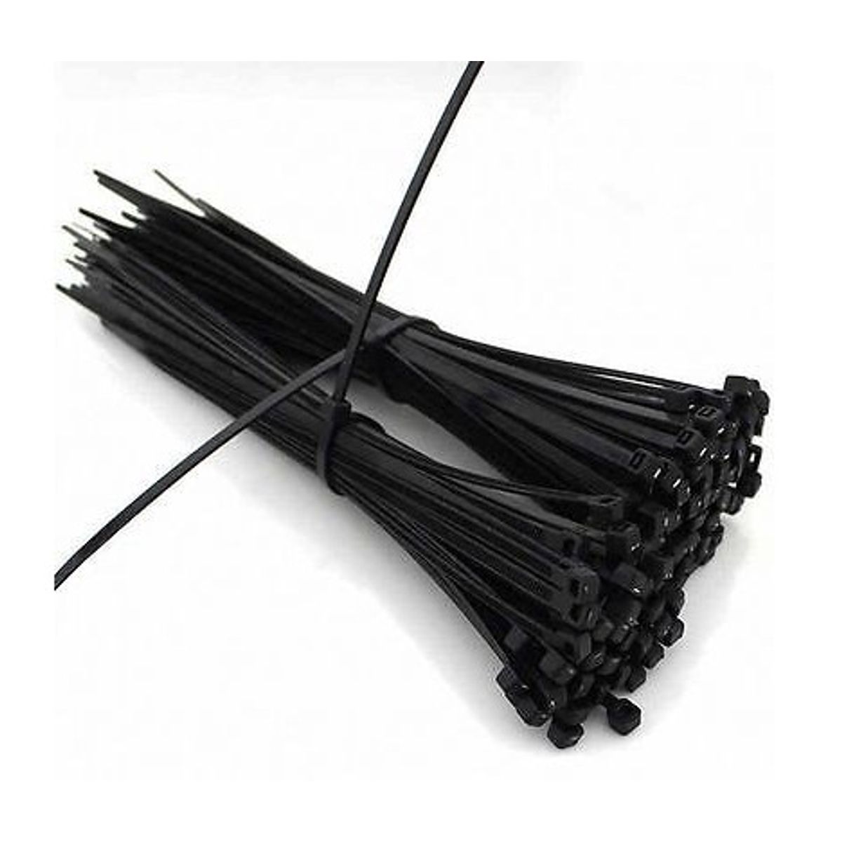 GENERICO - AMARRAS PLASTICAS NEGRA 40CM PACK 100 UN