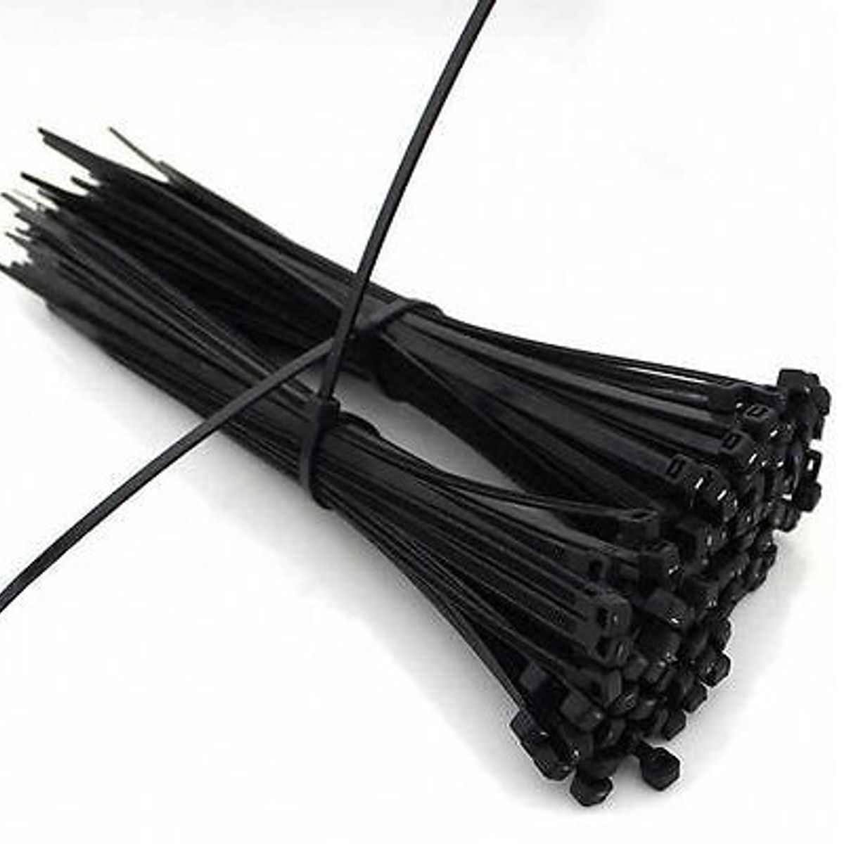 GENERICO - AMARRAS PLASTICAS NEGRA 20CM PACK 100 UN