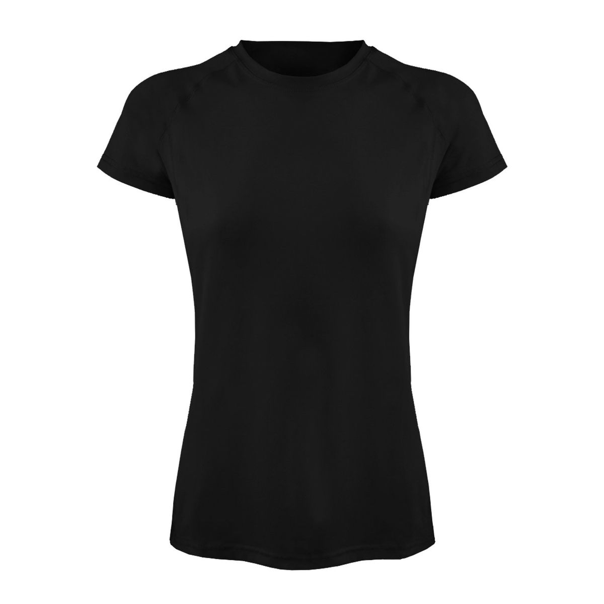 ANDESLAND OUTDOOR APPAREL - Polera Dry Fit Manga Corta Bangsi Essential Negro Mujer