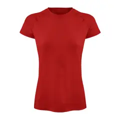 ANDESLAND OUTDOOR APPAREL - Polera Dry Fit Manga Corta Bangsi Essential Rojo Mujer