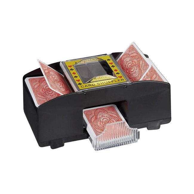 IMPORTCLICK - Mezclador Barajador Cartas Naipe Poker A Pilas Repartidor IMPORTCLICK