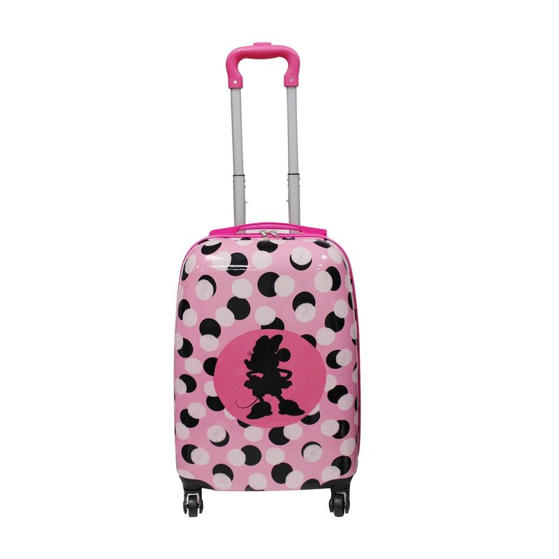 DISNEY - Maleta Juvenil 4 Ruedas Minnie 18''