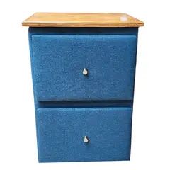 GENERICO - Veladores Doble Cajón Calipso Lino Muebles Rimar