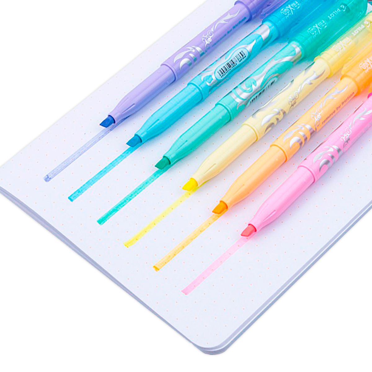 PILOT - Destacador Frixion Light Soft 6 unidades Pilot