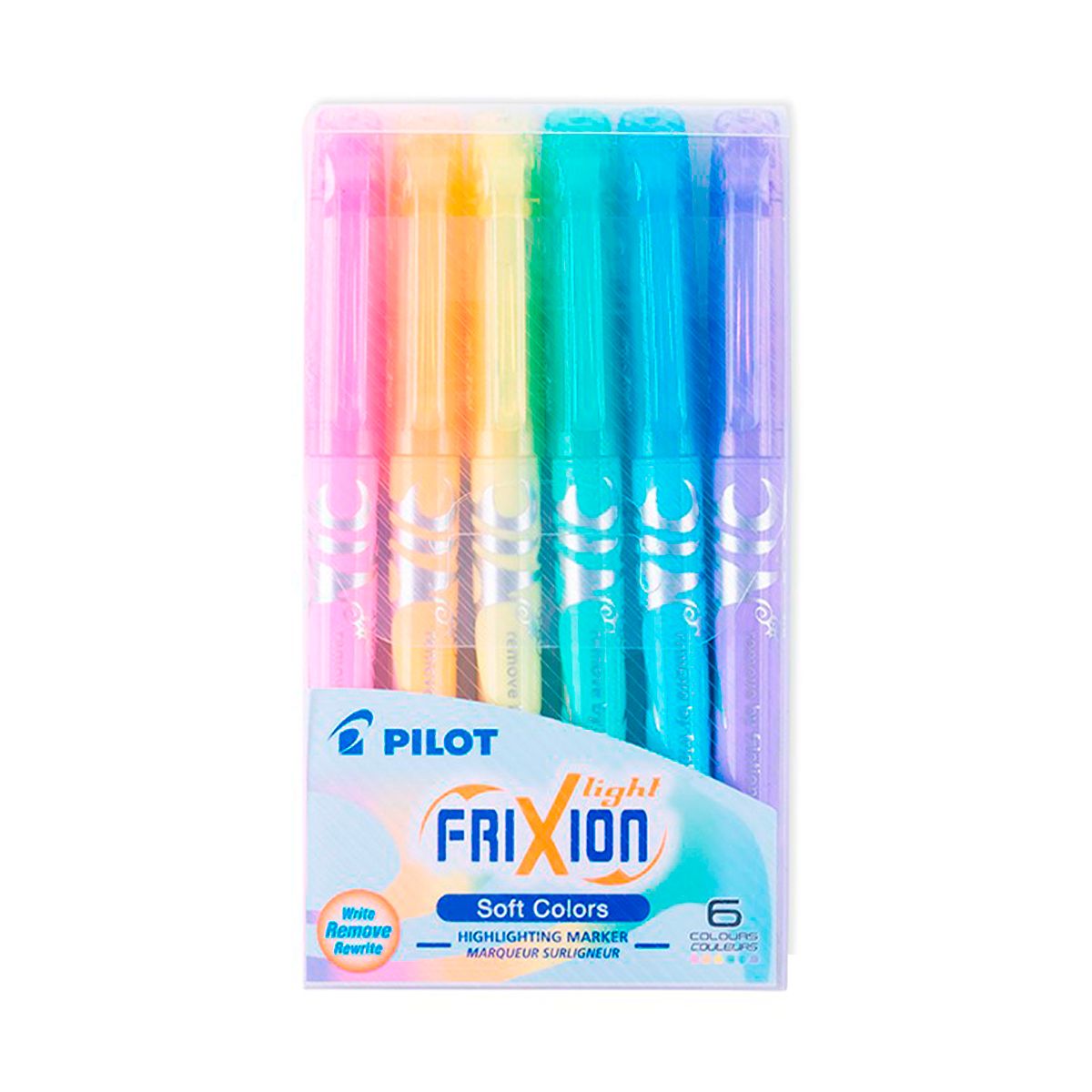 PILOT - Destacador Frixion Light Soft 6 unidades Pilot