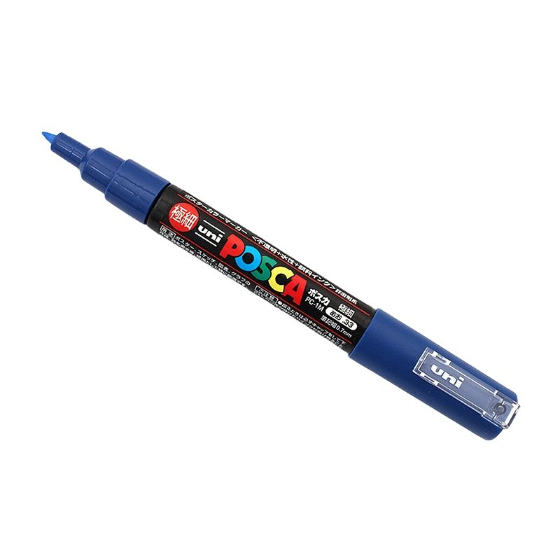 MITSUBISHI - Lapiz Posca Pc-1m Azul Punta Fina 07mm Japones