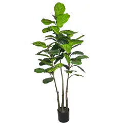 COREL - Árbol Ficus Lyrata Multi-Troncos 180cm Artificial