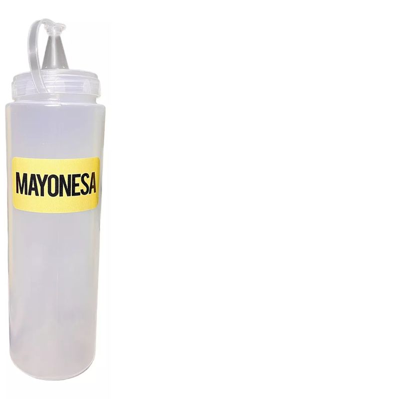 GENERICO - Pote Dispensador Salsas 700ml Plástico Mayonesa