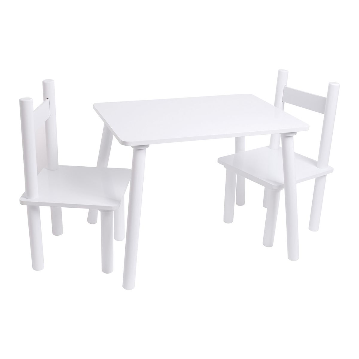 DACTIC - Mesa con 2 Sillas de Madera