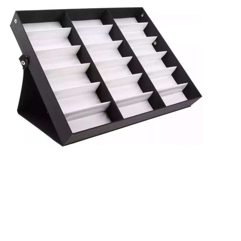 GENERICO - Porta Lentes Para 15 Unidades / Caja Con Tapa