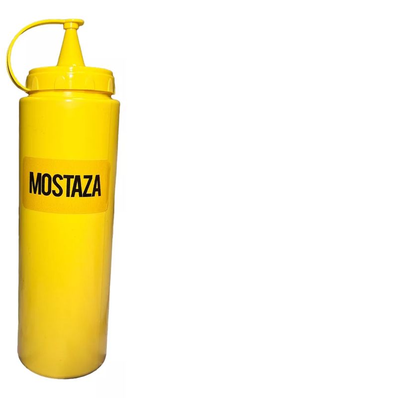 GENERICO - Pote Dispensador Salsas 700ml Plástico Mostaza