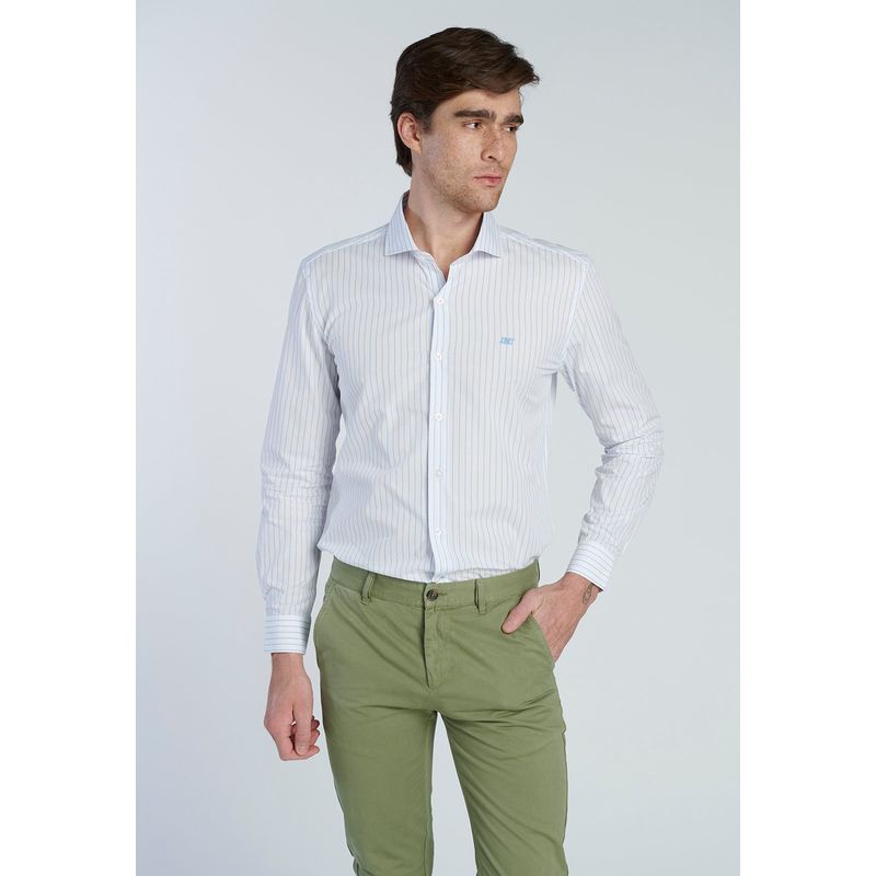 NEW MAN - Camisa Denis Celeste New Man