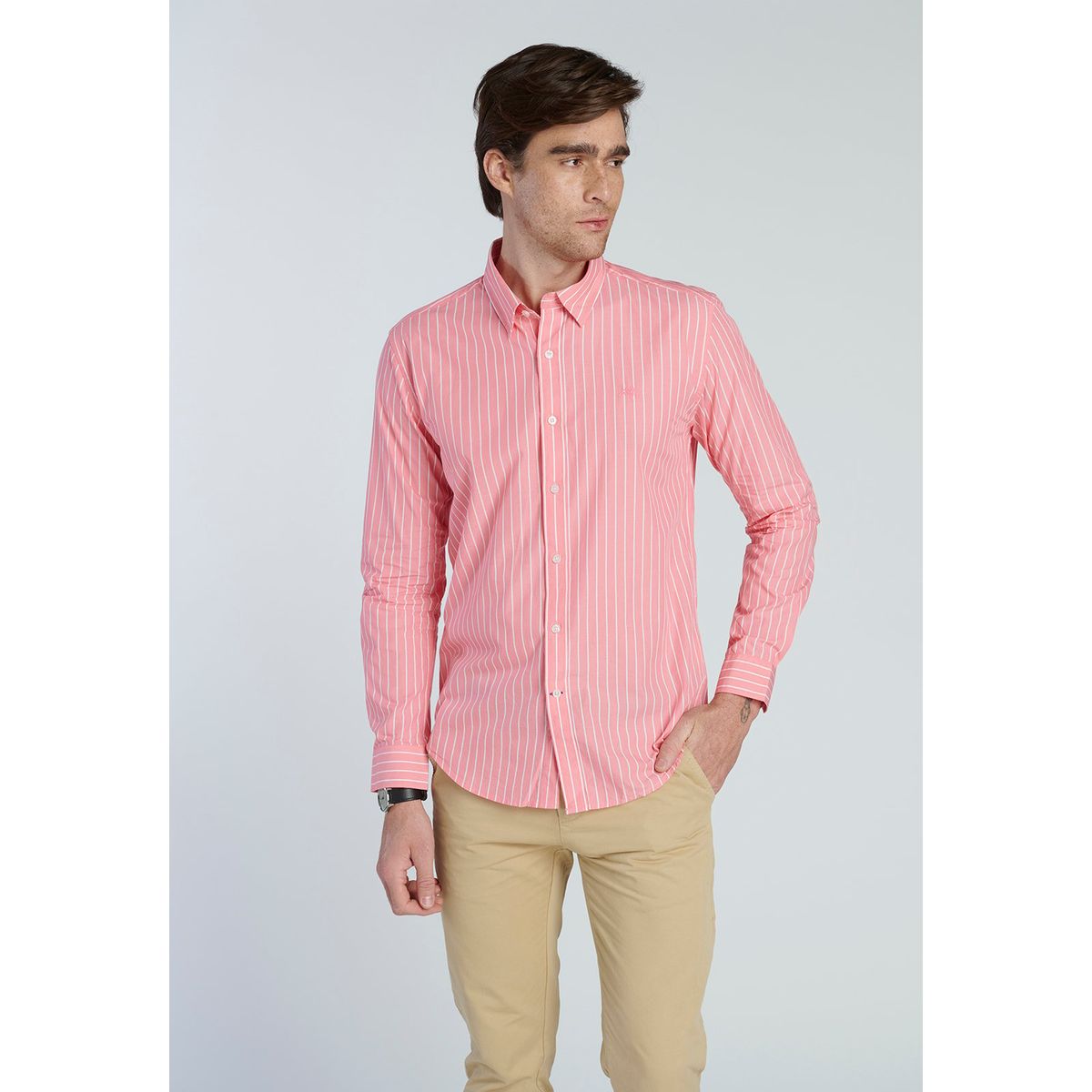 NEW MAN - Camisa Modena Rojo New Man