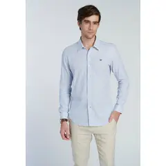 NEW MAN - Camisa Viena Azul