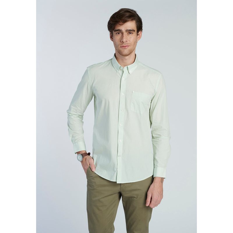 NEW MAN - Camisa Coventry Verde New Man