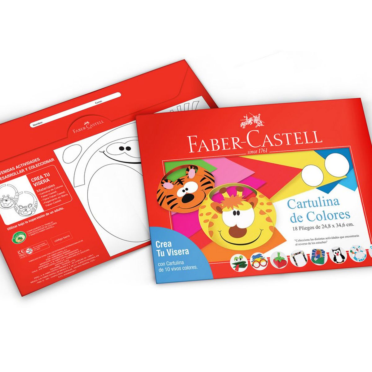 FABER-CASTELL - Cartulina Faber-Castell x18 Pliegos