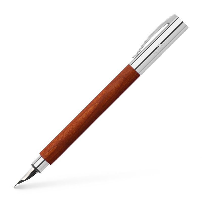 FABER-CASTELL - Pluma Ambition Peral Marron M Faber-Castell