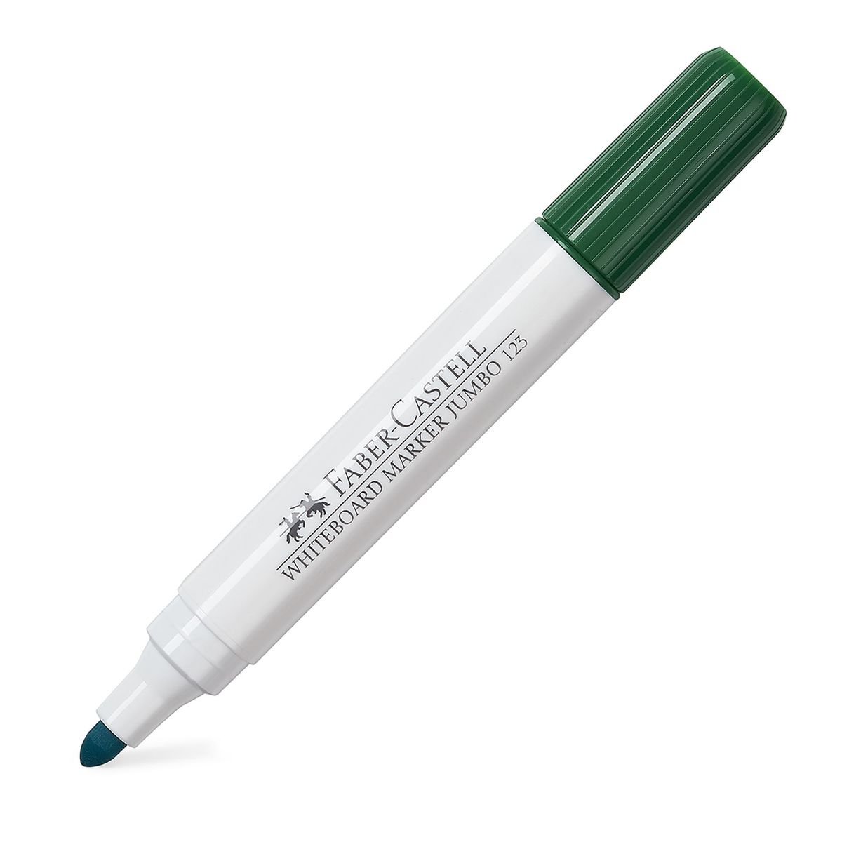FABER-CASTELL - Marcador Pizarra Blanca Jumbo 123 Faber-Castell Verde