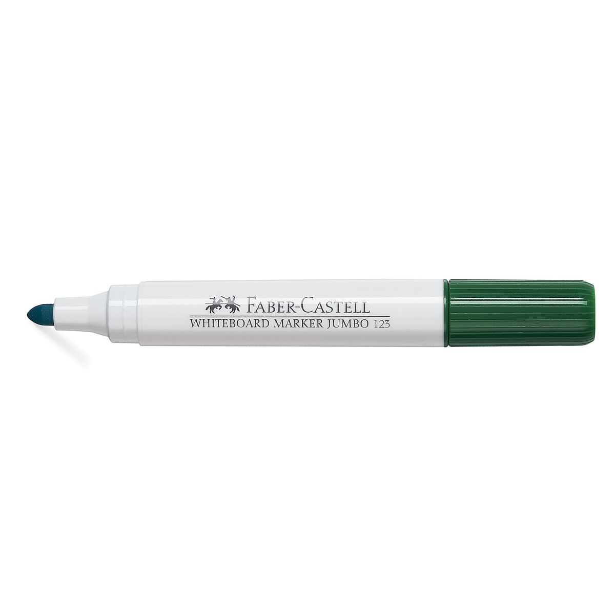 FABER-CASTELL - Marcador Pizarra Blanca Jumbo 123 Faber-Castell Verde