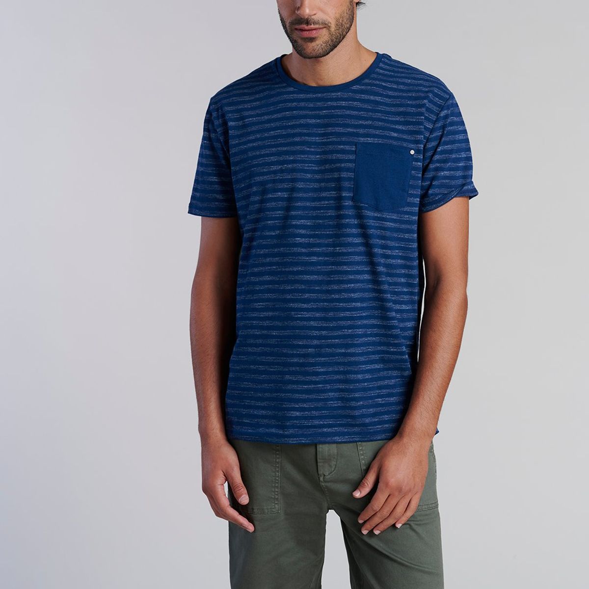 FEROUCH - Polera Bolsillo Idaho Azul Ferouch