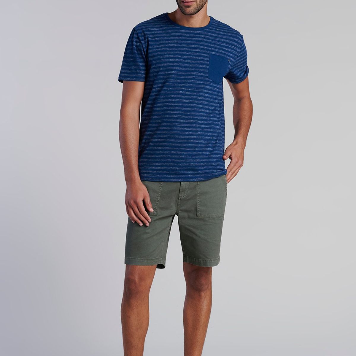 FEROUCH - Polera Bolsillo Idaho Azul Ferouch