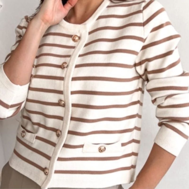 ANONIMASTORE - Cardigan Coco rayas by AnónimaStore Design